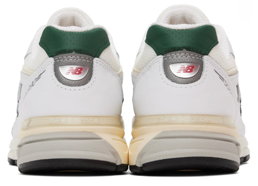 NEW BALANCE Tenis 990v4 'blanco/verde'