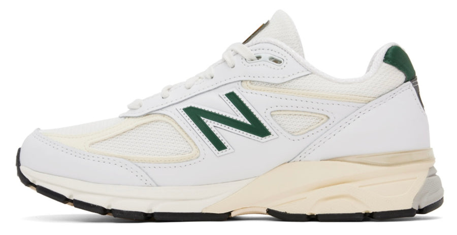 NEW BALANCE Tenis 990v4 'blanco/verde'